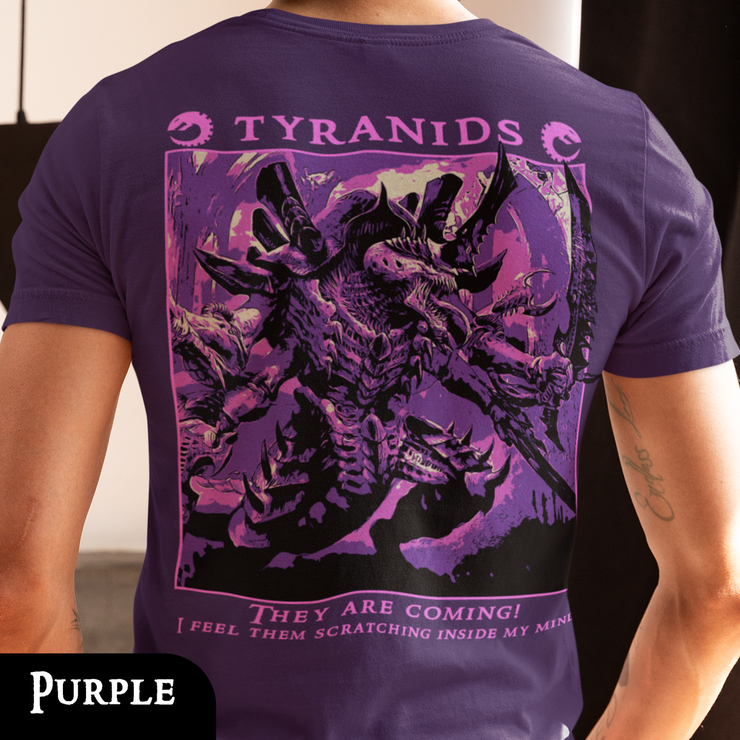 Tyranids - Warhammer40k | Back Print T-Shirt