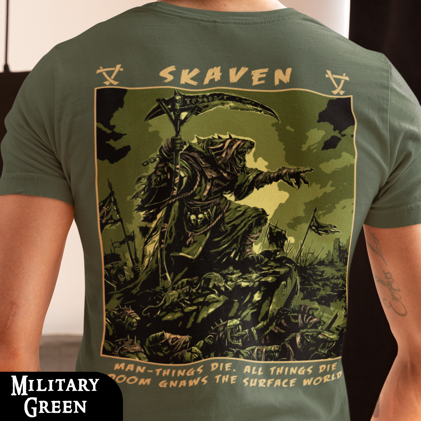 Skaven - Warhammer Fantasy | Back Print T-Shirt