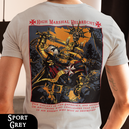 High Marshal Helbrecht - Black Templars | Back Print T-Shirt