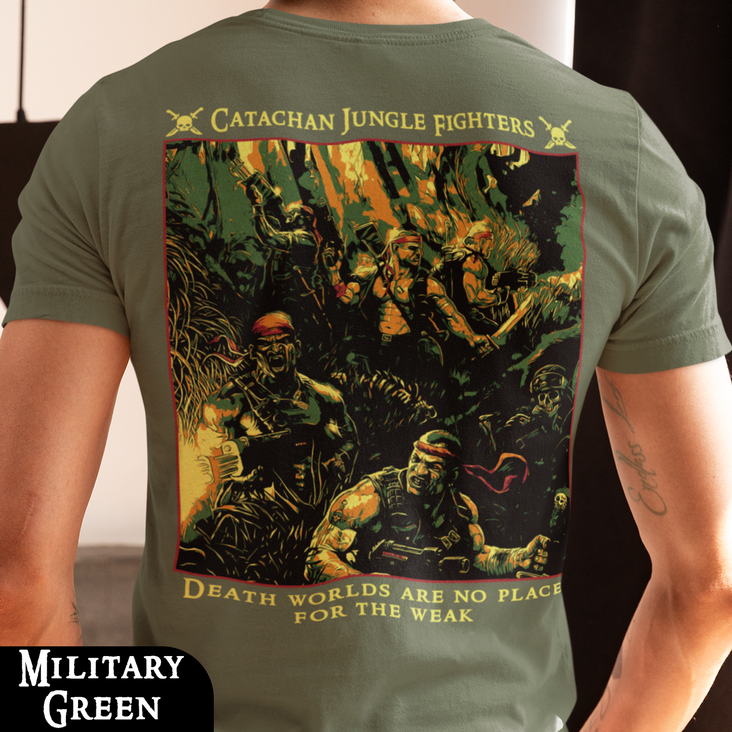 Catachan Jungle Fighters | Back Print T-Shirt