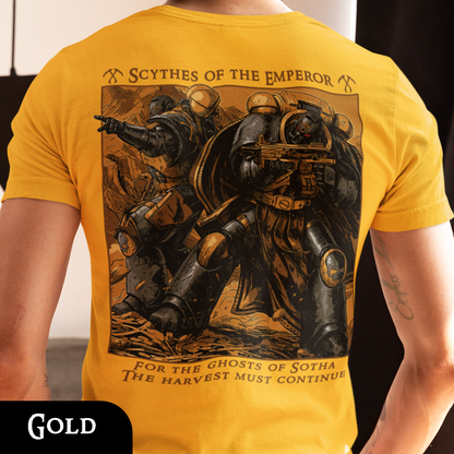 Scythes of the Emperor | Back Print T-Shirt