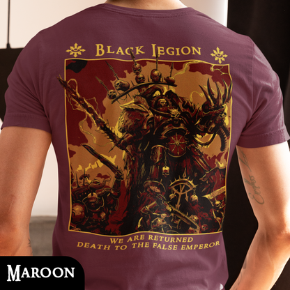 Black Legion - Warhammer 40k | Back Print T-Shirt