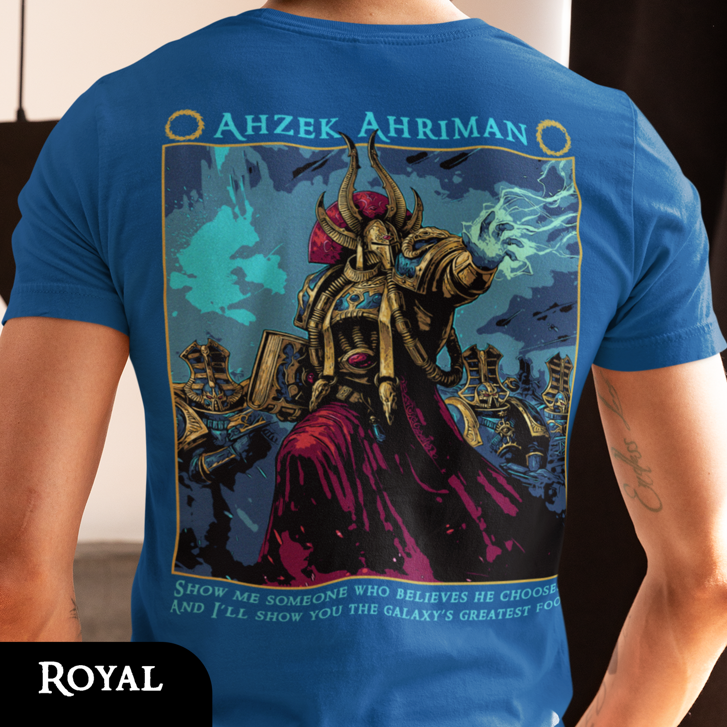 Ahzek Ahriman - Thousand Sons | Back Print T-Shirt