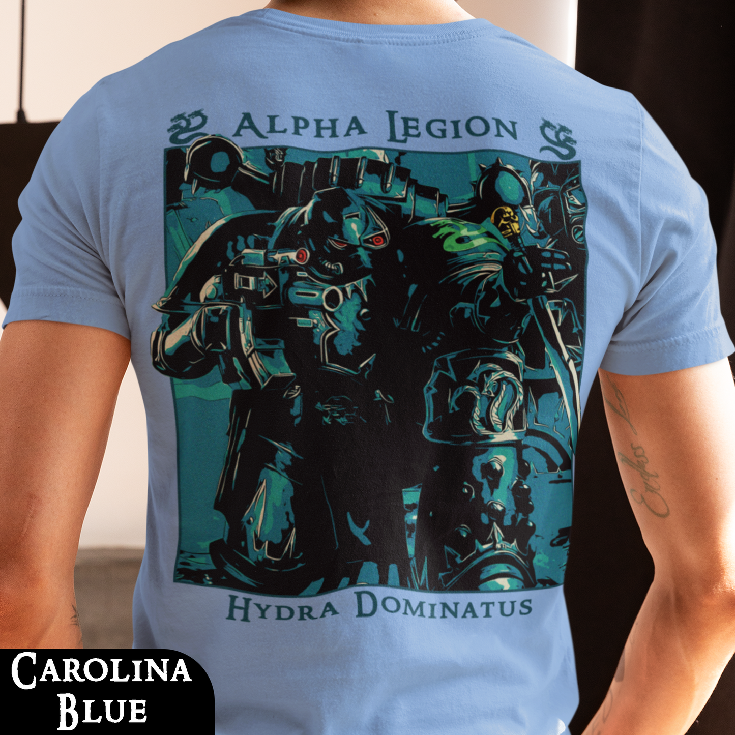 Alpha Legion - Hydra Dominatus | Back Print T-Shirt