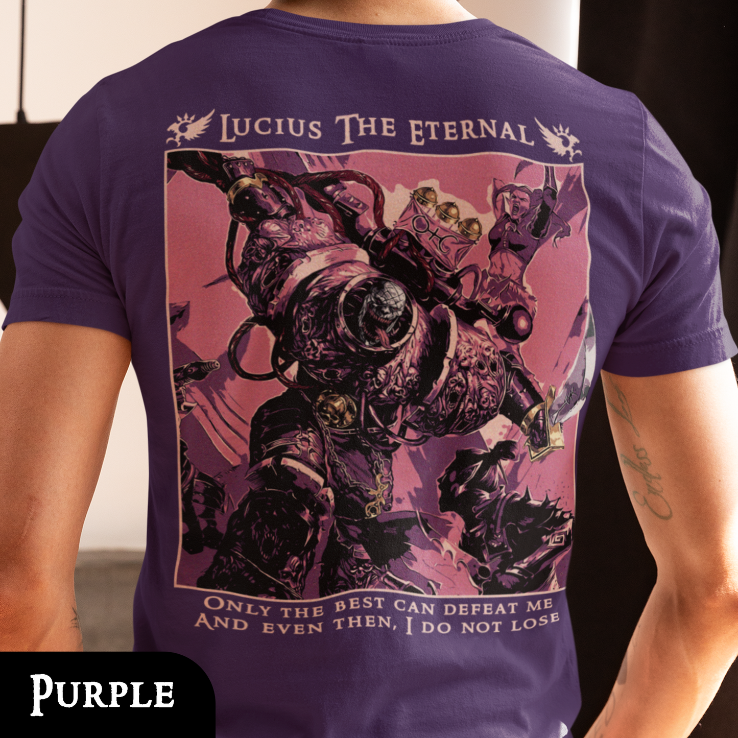 Lucius The Eternal - Emperor's Children | Back Print T-Shirt
