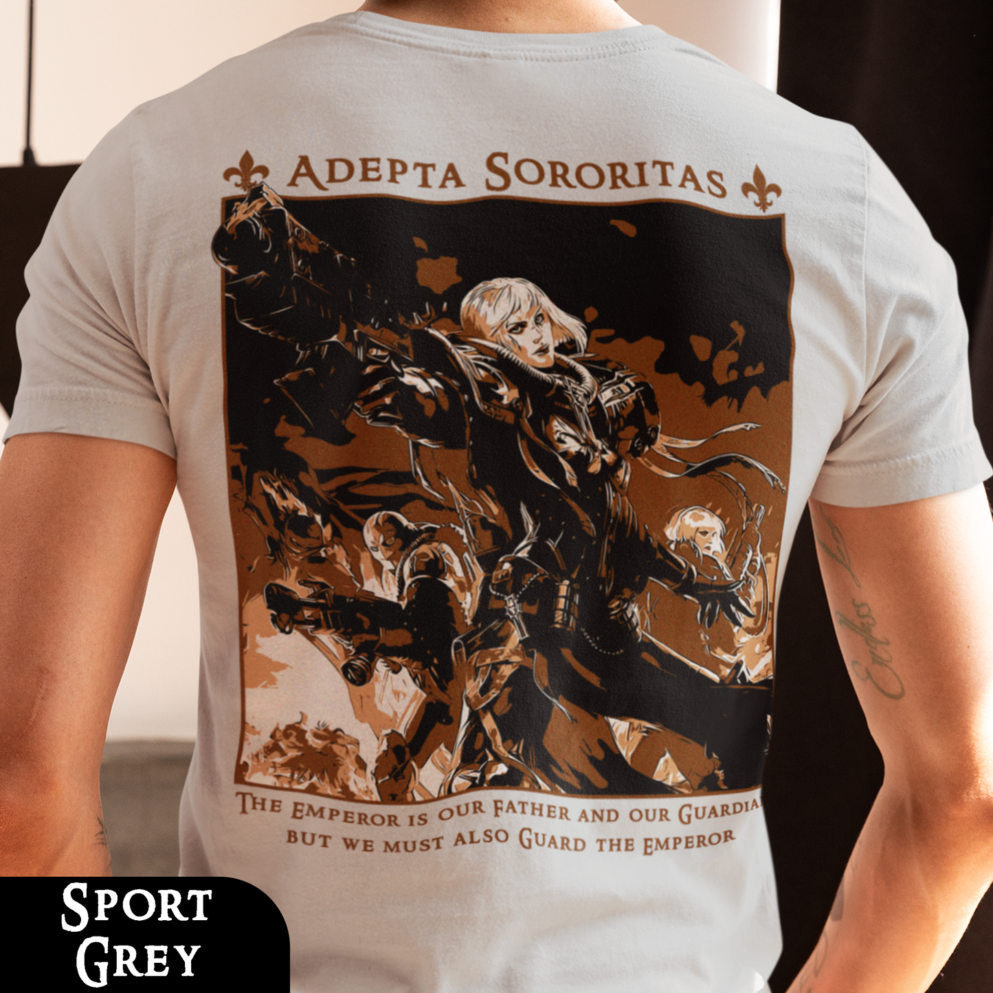 Adepta Sororitas - Sister Of Battle | Back Print T-Shirt