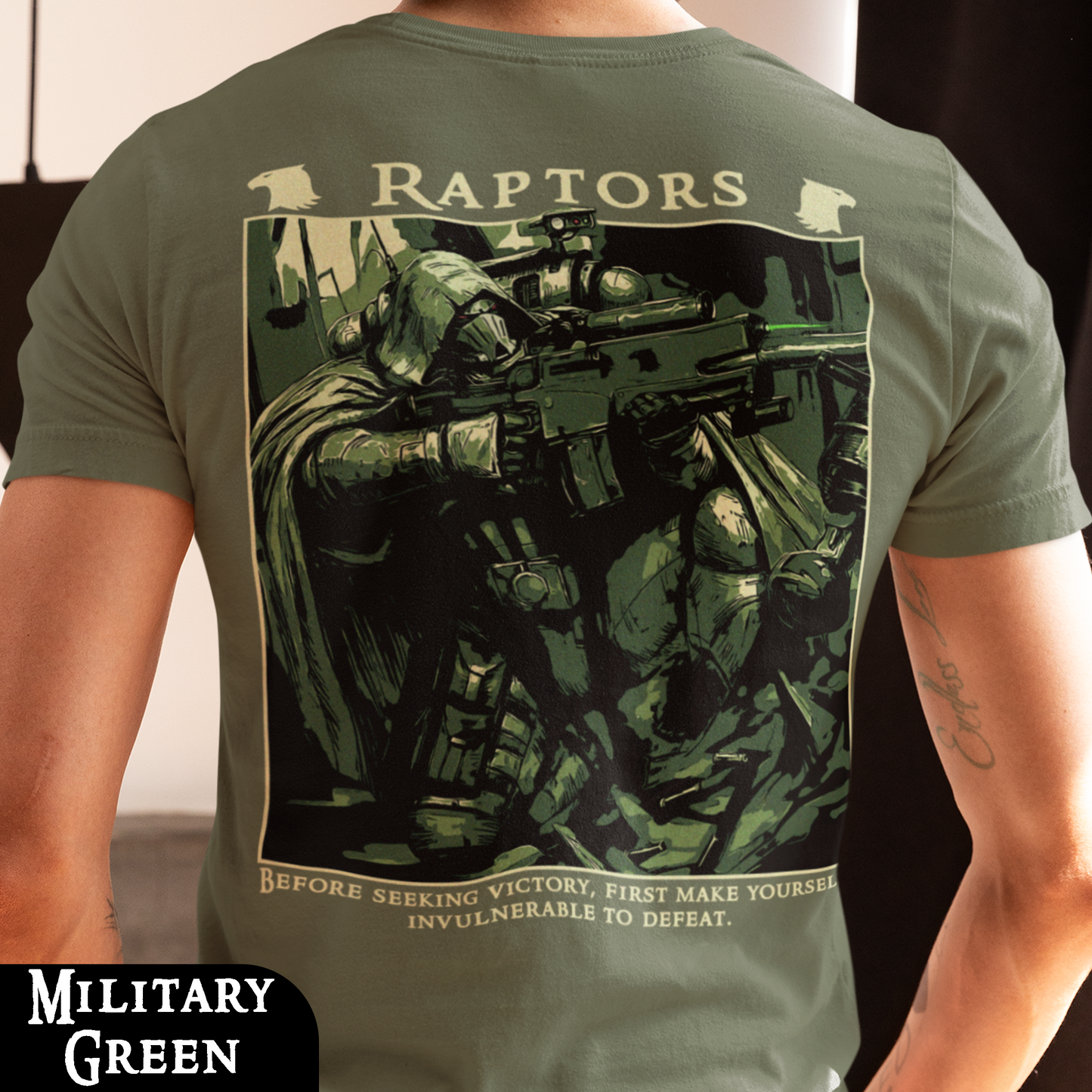 Raptos - Warhammer 40k | Back Print T-Shirt