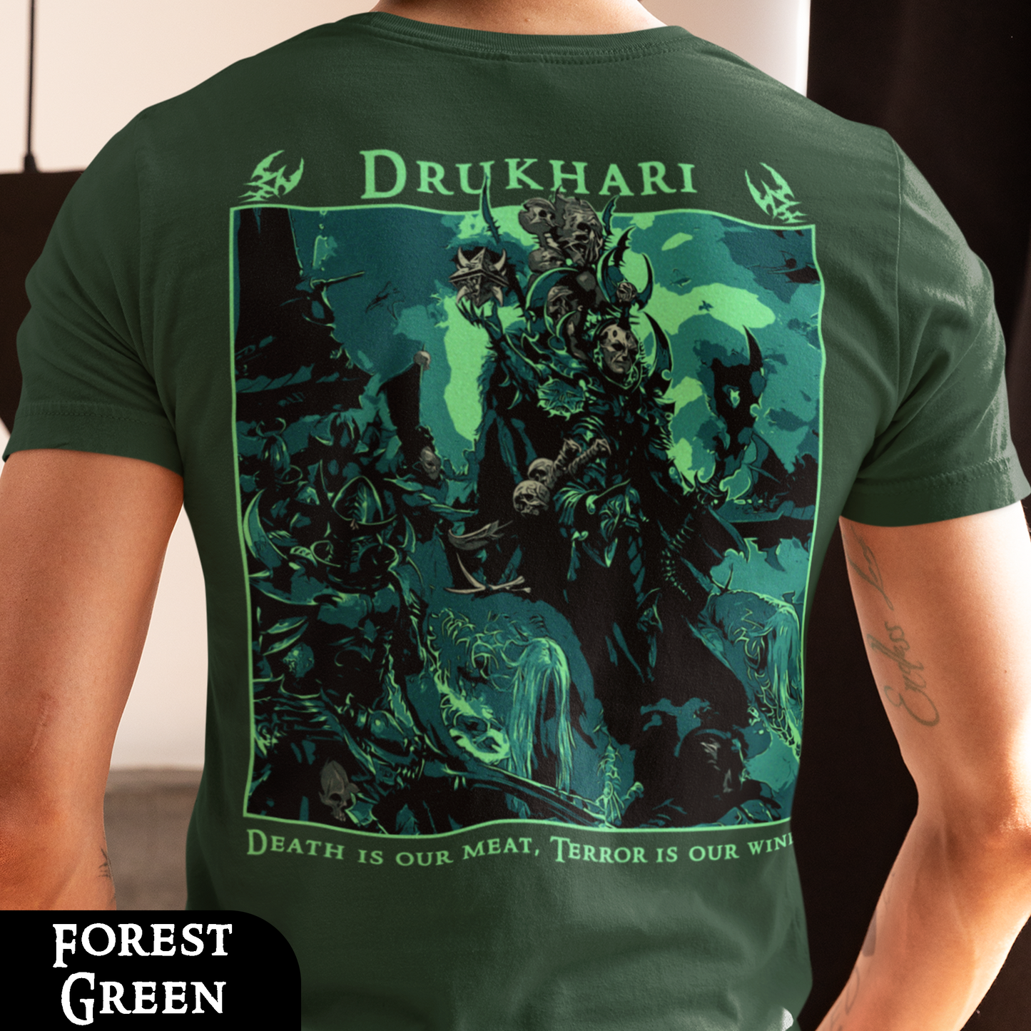 Drukhari - Warhammer 40k | Back Print T-Shirt