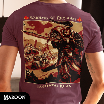 Jaghatai Khan - Warhawk of Chogoris | Back Print T-Shirt
