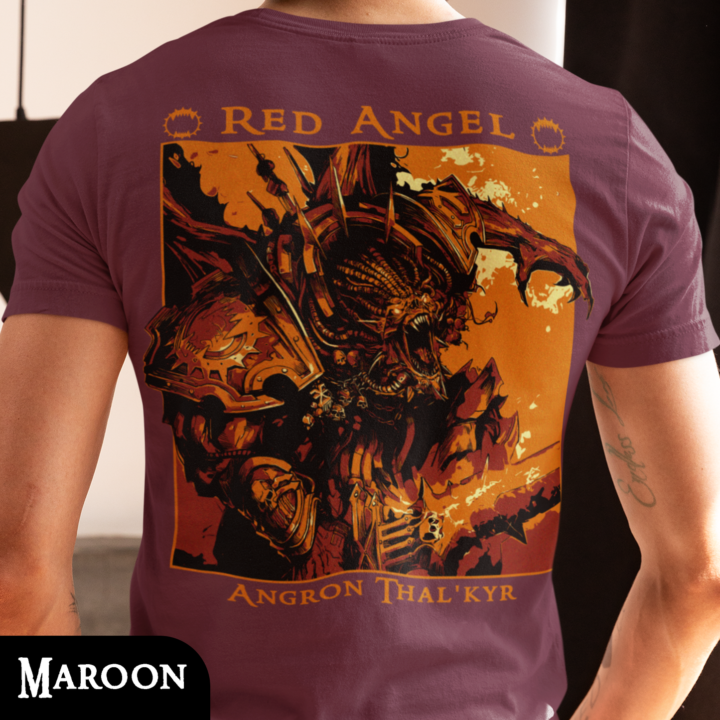 Angron - Red Angel | Back Print T-Shirt