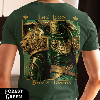 The Lion - Lion El'Jonson | Back Print T-Shirt