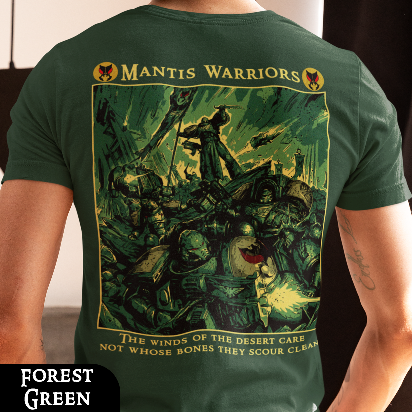 Mantis Warriors - Warhammer 40k | Back Print T-Shirt