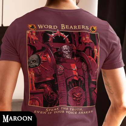 Word Bearers - Speak The Truth | Back Print T-Shirt