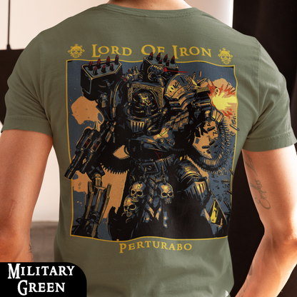 Perturabo - Lord of Iron | Back Print T-Shirt
