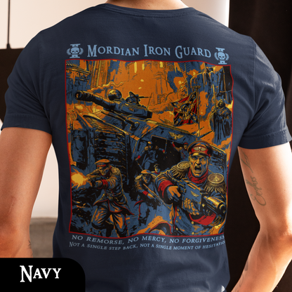 Mordian Iron Guard | Back Print T-Shirt