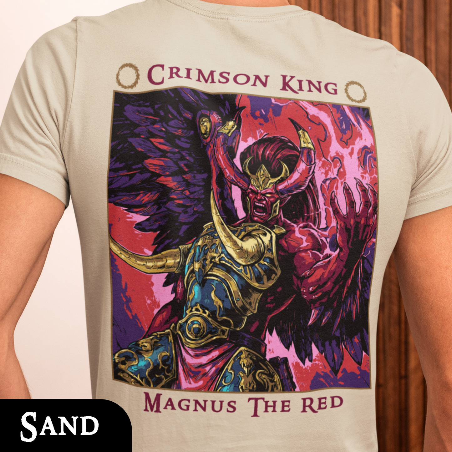 Magnus The Red - Crimson King | Back Print T-Shirt