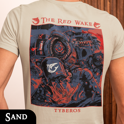Tyberos - The Red Wake | Back Print T-Shirt