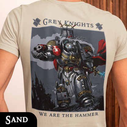 Grey Knights - We Are The Hammer | Back Print T-Shirt