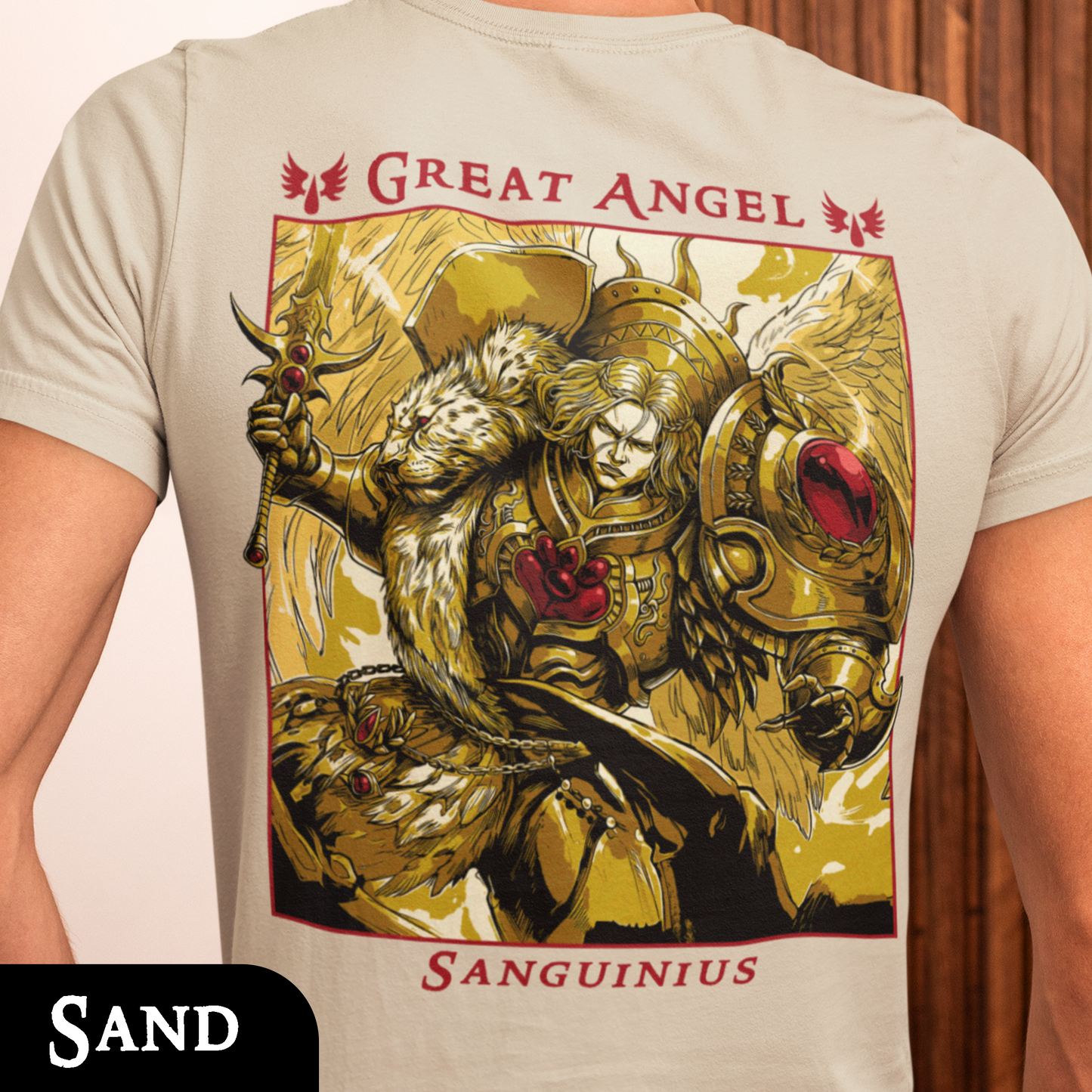 Sanguinius - Great Angel | Back Print T-Shirt