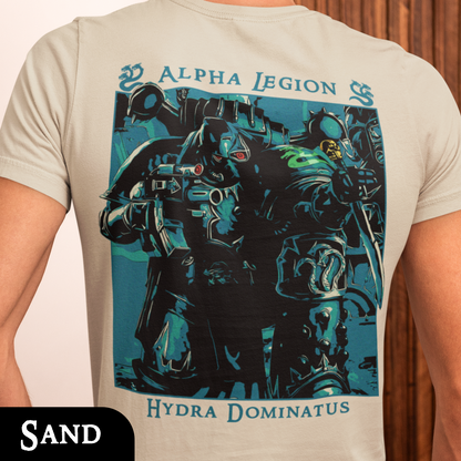 Alpha Legion - Hydra Dominatus | Back Print T-Shirt