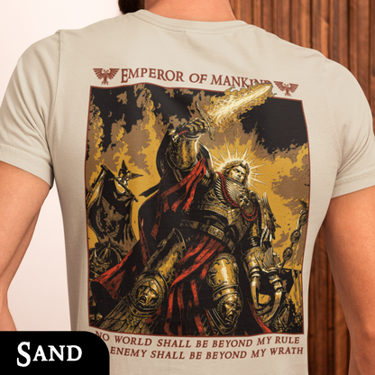 Emperor of Mankind - Warhammer40k | Back Print T-Shirt