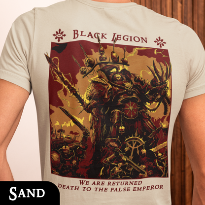 Black Legion - Warhammer 40k | Back Print T-Shirt