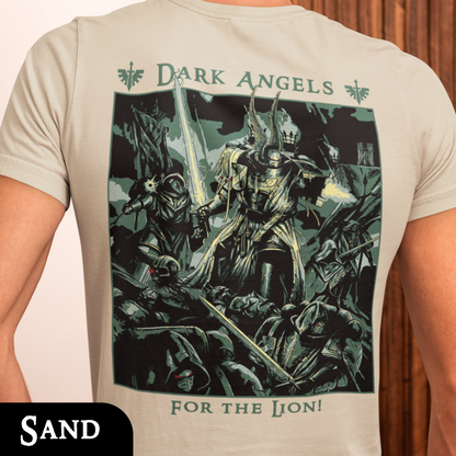 Dark Angels - For The Lion | Back Print T-Shirt