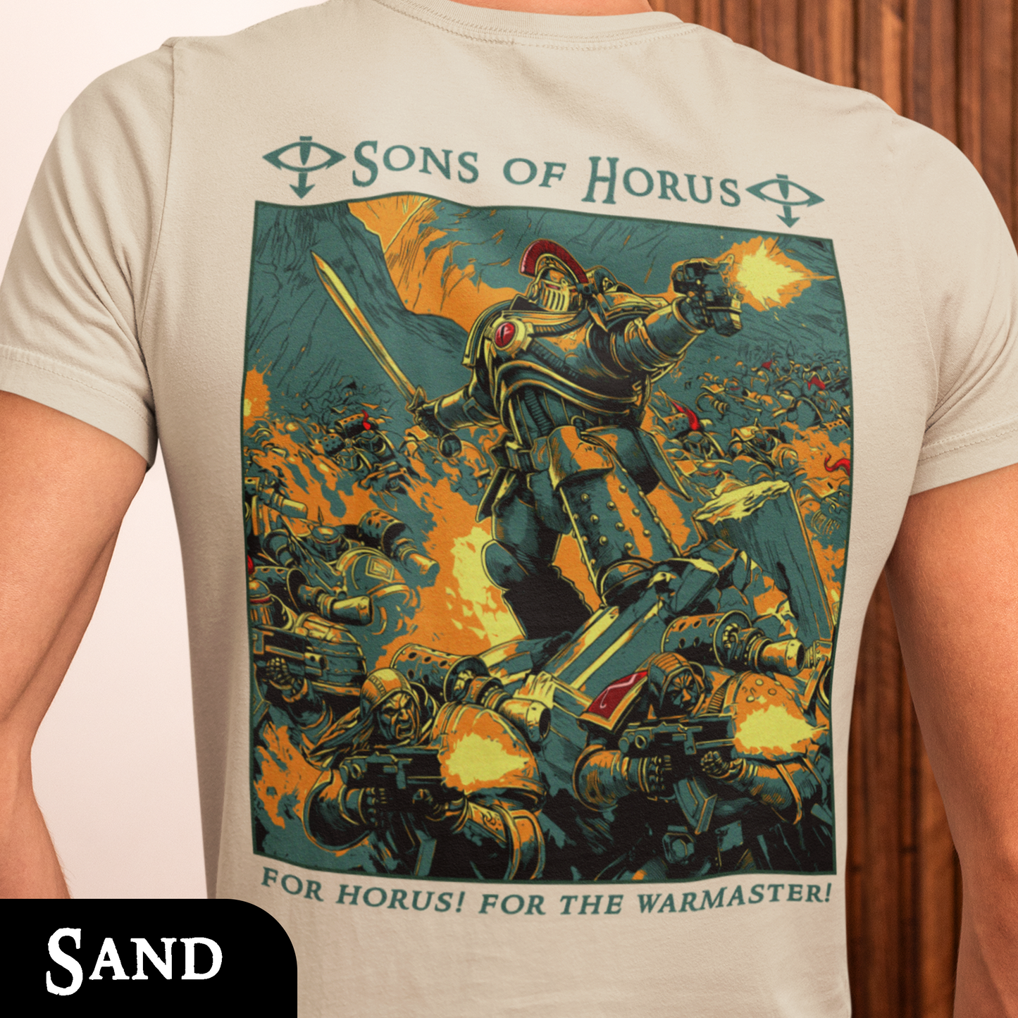 Sons of Horus - Horus Heresy | Back Print T-Shirt