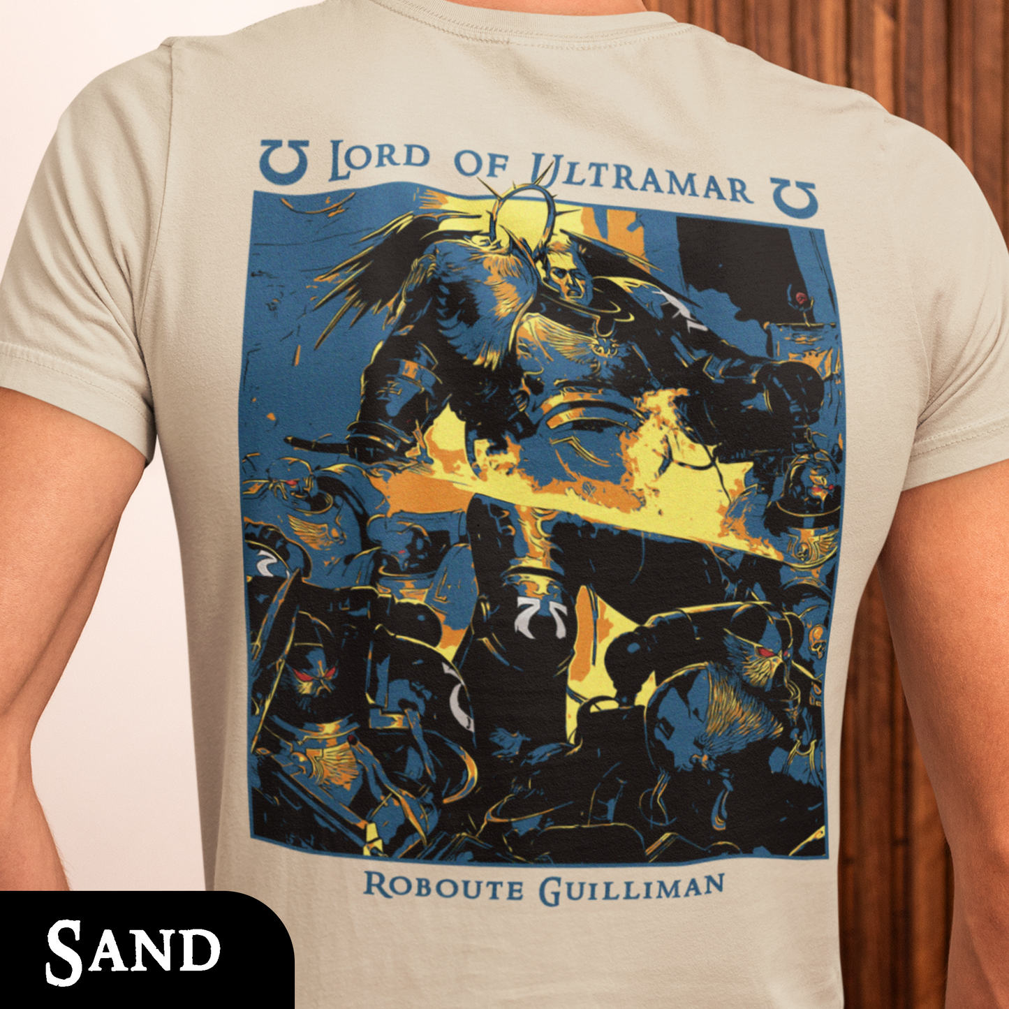 Roboute Guilliman - Lord of Ultramar | Back Print T-Shirt