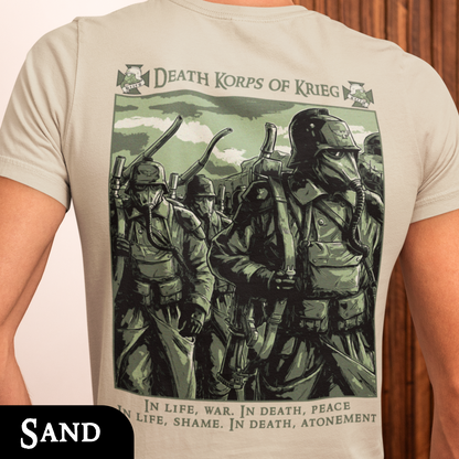 Death Korps of Krieg - Astra Militarum | Back Print T-Shirt