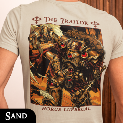 Horus Lupercal - The Traitor | Back Print T-Shirt
