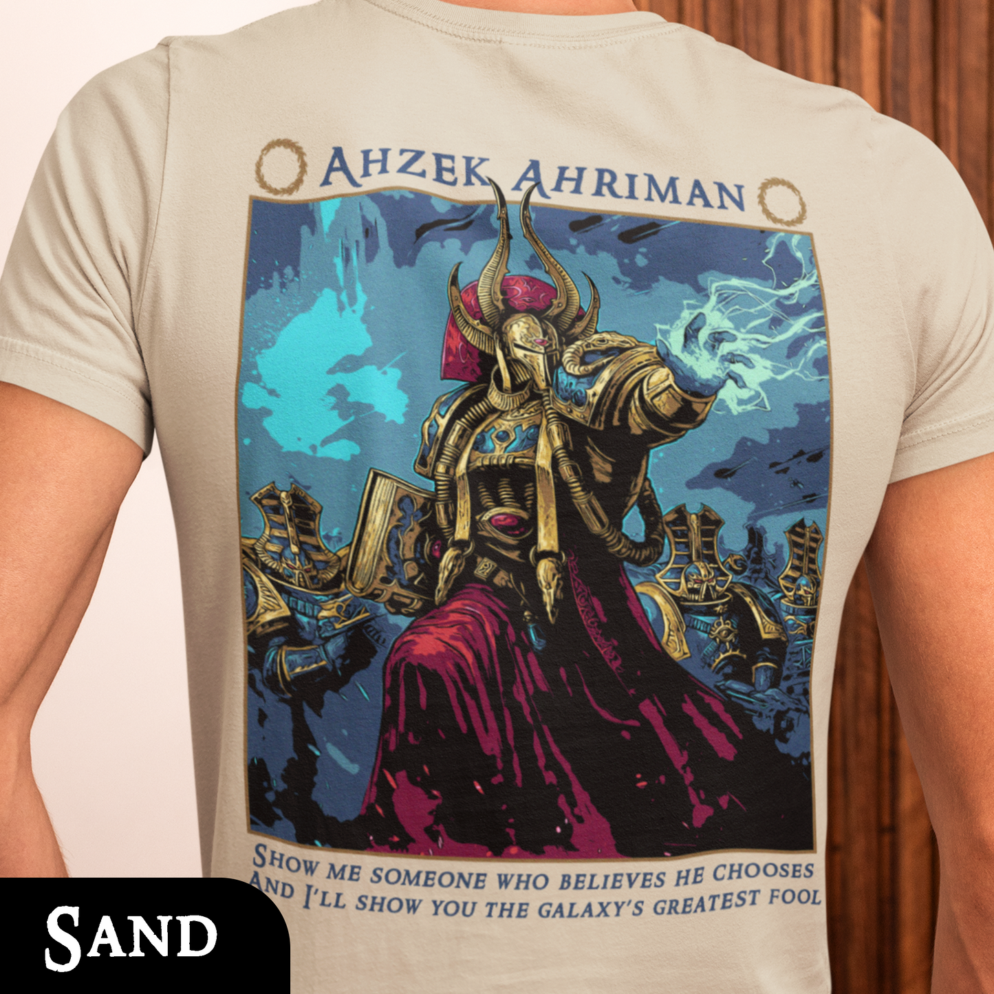 Ahzek Ahriman - Thousand Sons | Back Print T-Shirt