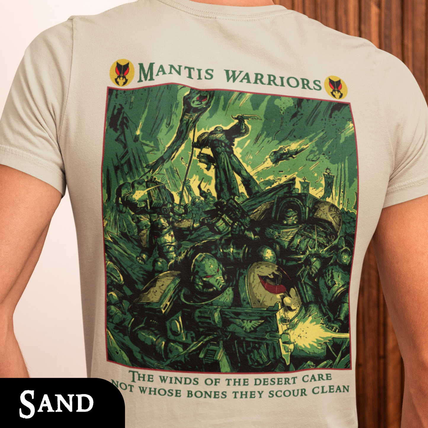 Mantis Warriors - Warhammer 40k | Back Print T-Shirt