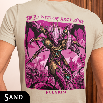 Fulgrim - Prince Of Excess | Back Print T-Shirt