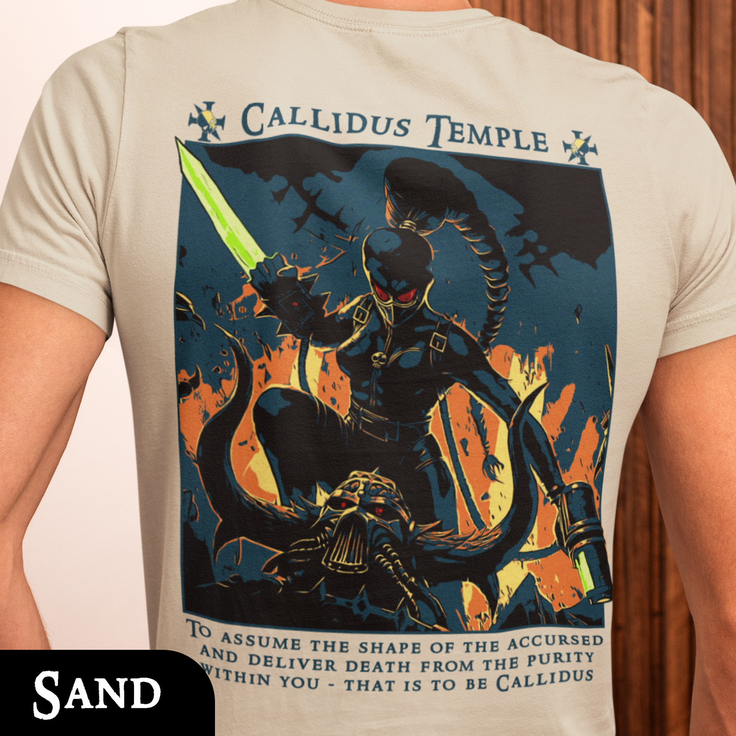 Callidus Temple - Officio Assassinorum | Back Print T-Shirt