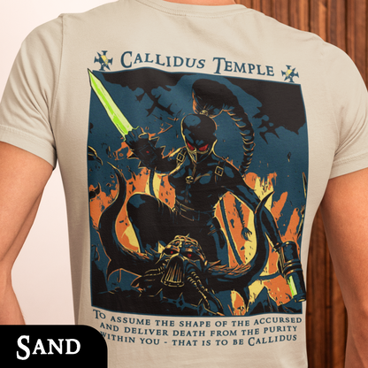 Callidus Temple - Officio Assassinorum | Back Print T-Shirt