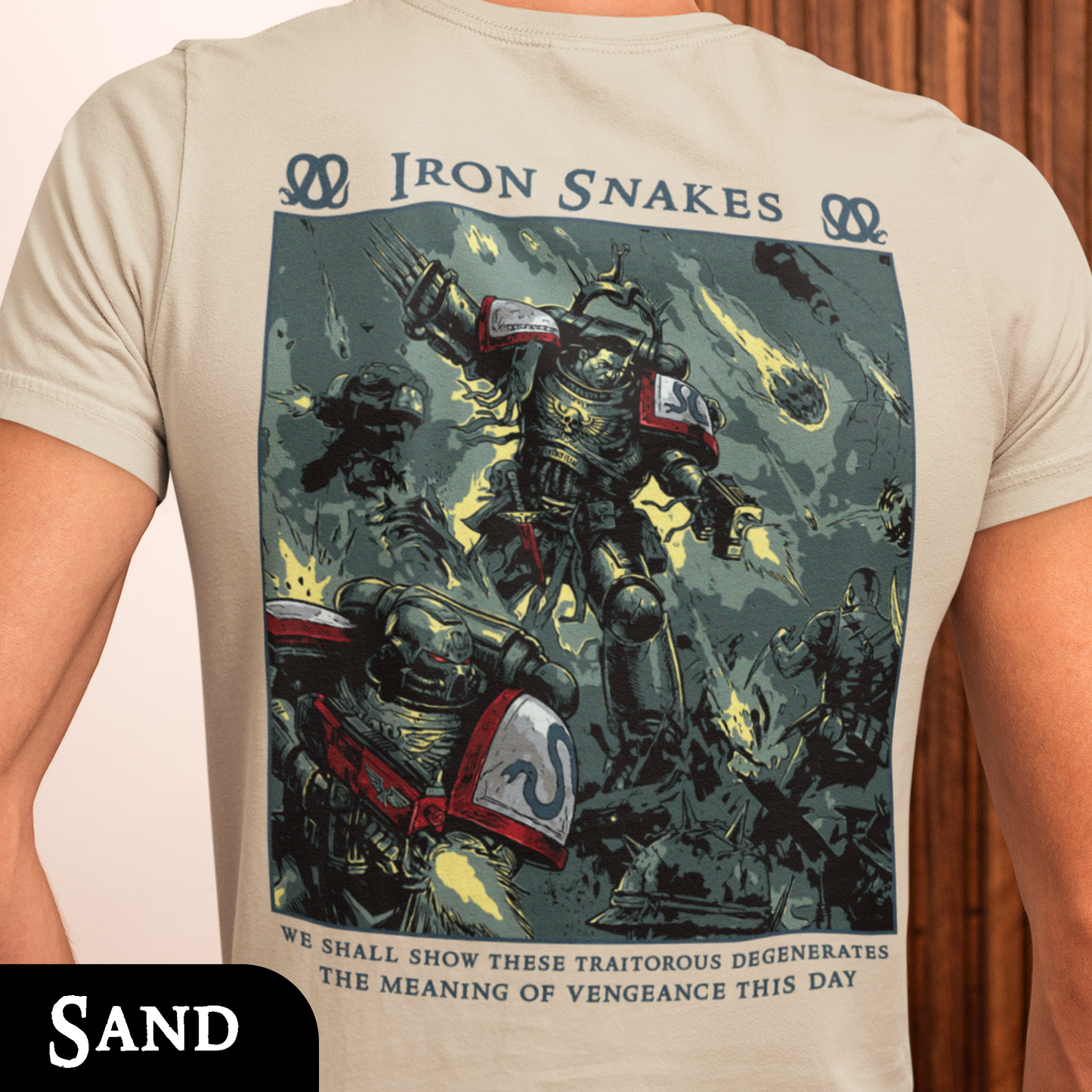 Iron Snakes - Warhammer 40k | Back Print T-Shirt