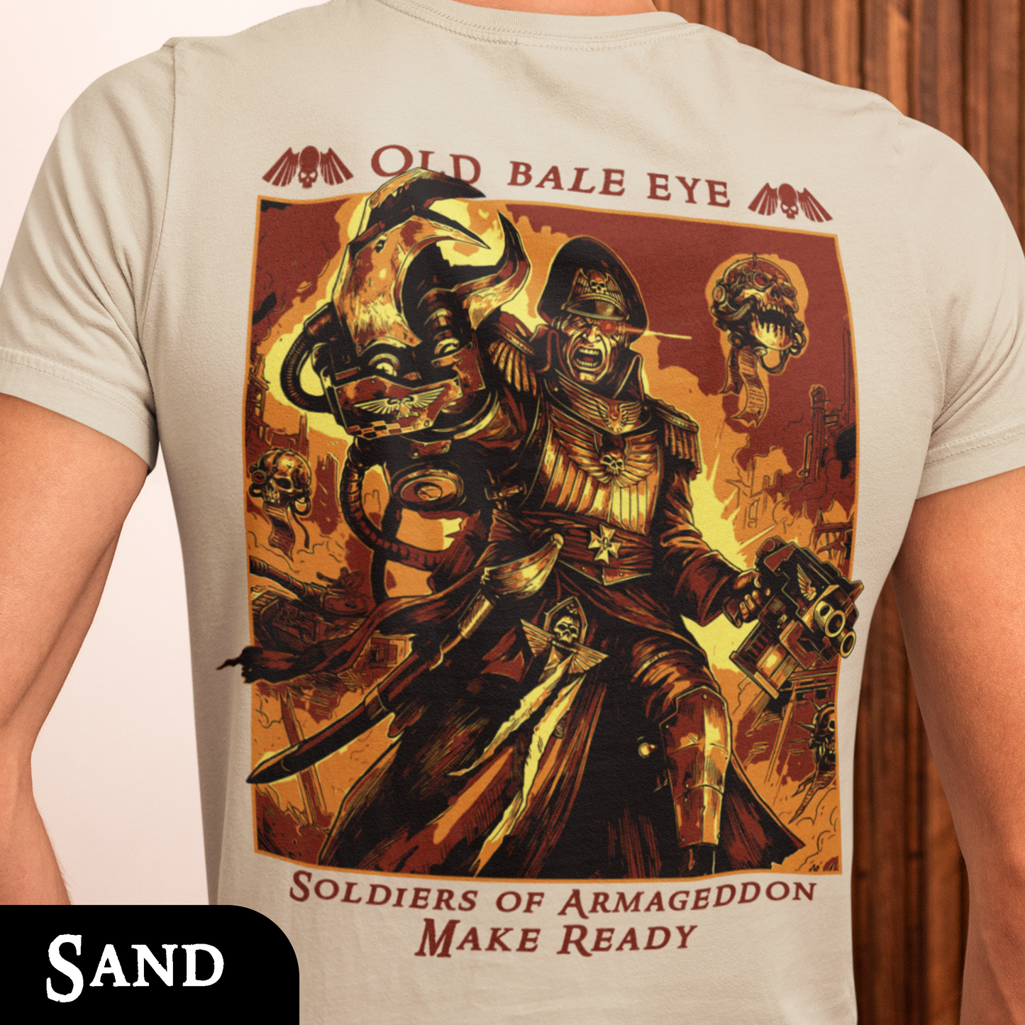 Sebastian Yarrick - Old Bale Eye | Back Print T-Shirt