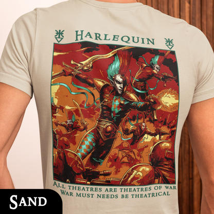 Harlequin - Warhammer 40k | Back Print T-Shirt