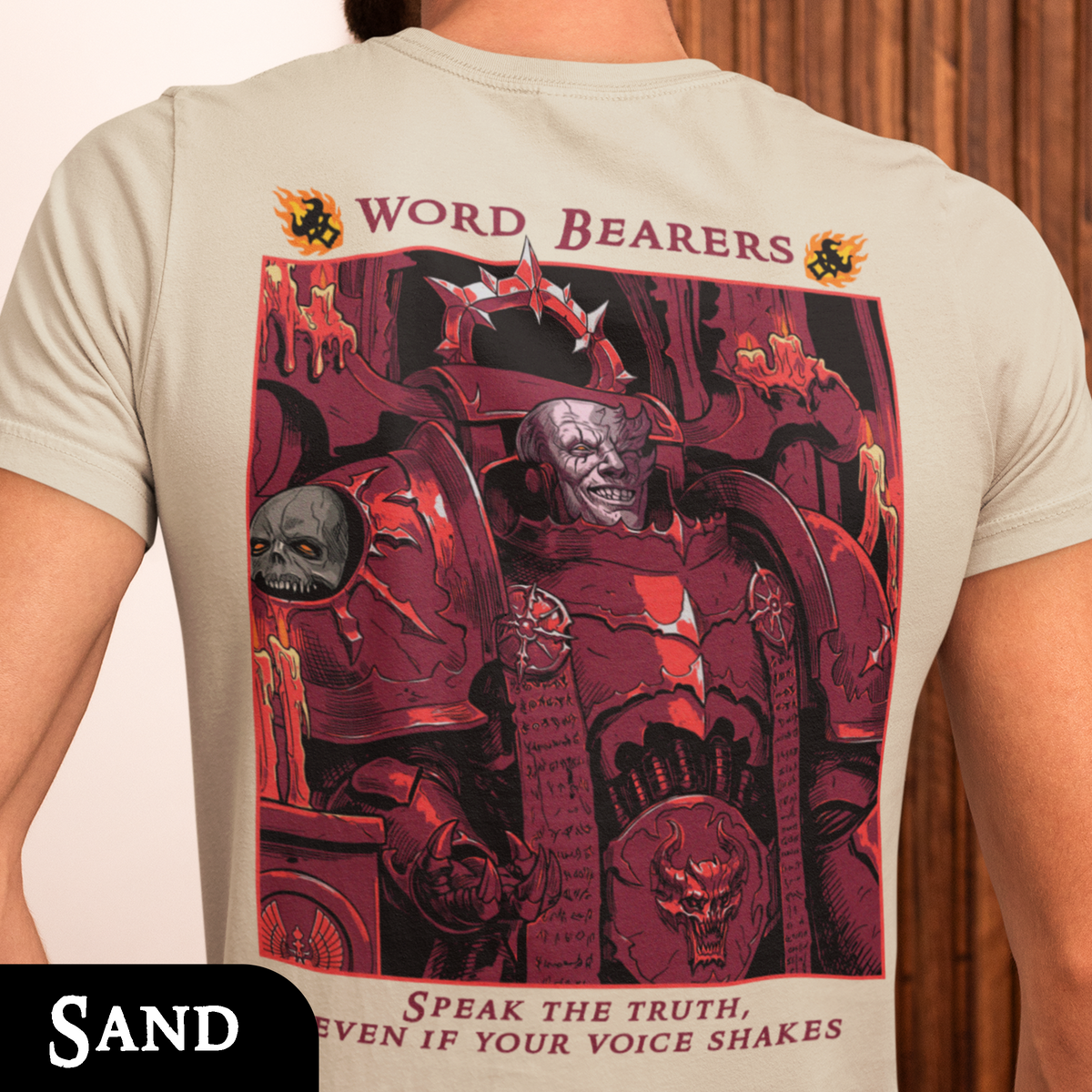 Word Bearers - Speak The Truth | Back Print T-Shirt
