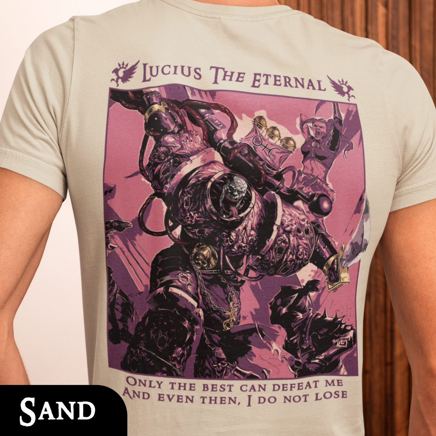 Lucius The Eternal - Emperor's Children | Back Print T-Shirt