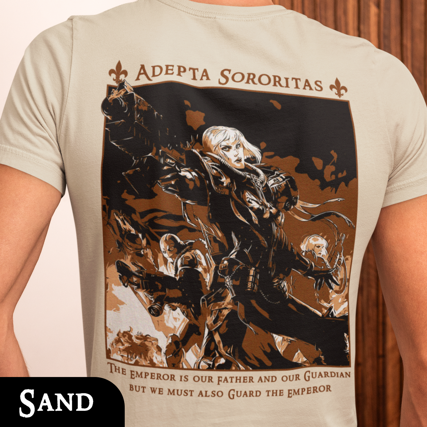 Adepta Sororitas - Sister Of Battle | Back Print T-Shirt