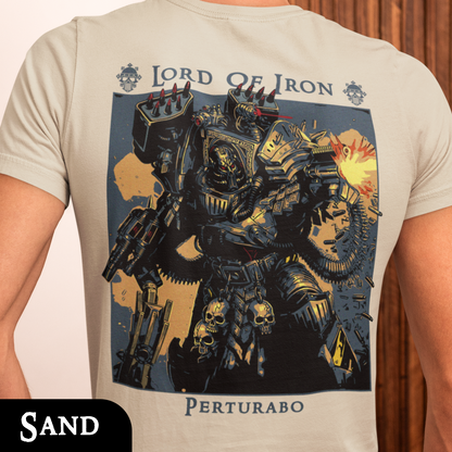 Perturabo - Lord of Iron | Back Print T-Shirt