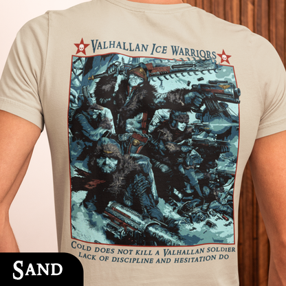 Valhallan Ice Warriors - Astra Militarum | Back Print T-Shirt