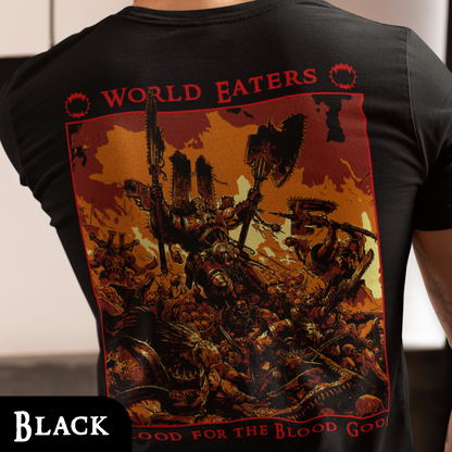 Blood For The Blood God | Back Print T-Shirt