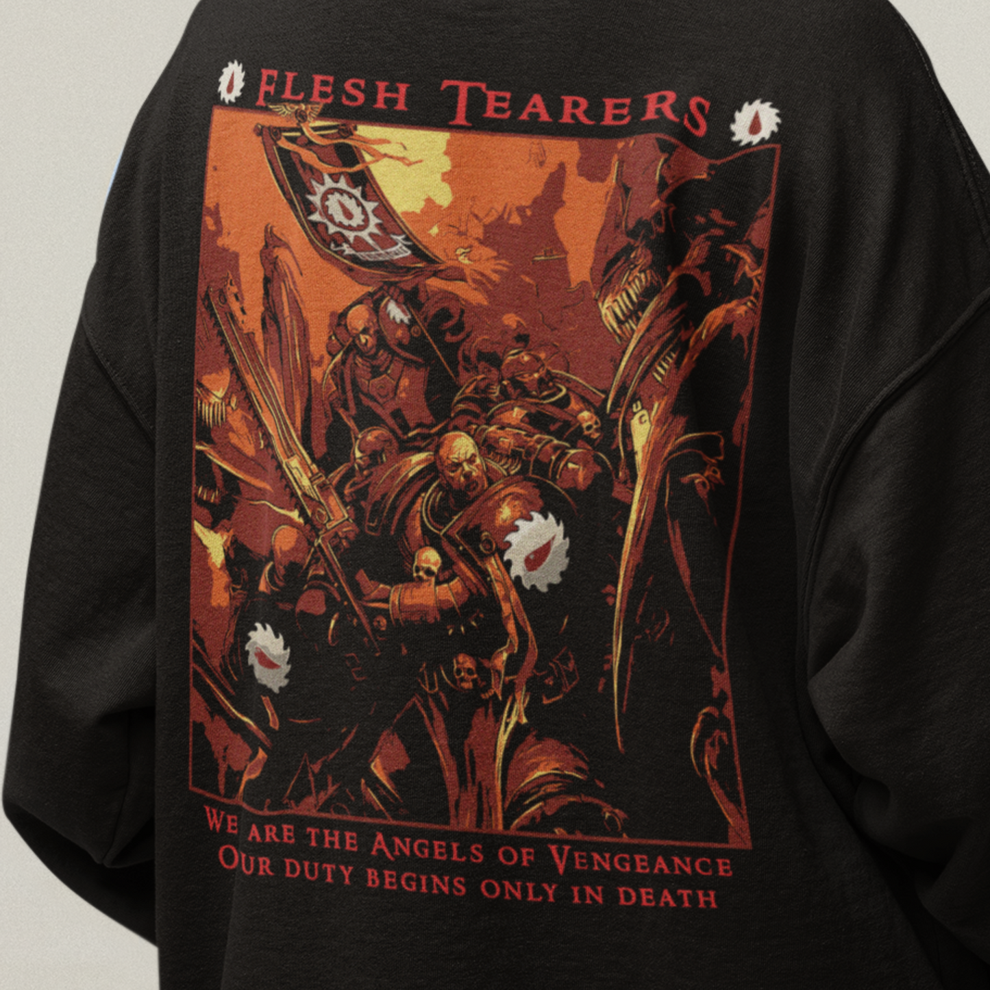 "Our Duty Begins Only In Death" hoodie