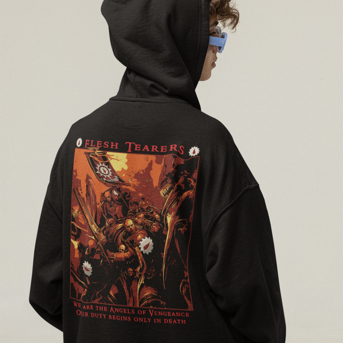 "Our Duty Begins Only In Death" hoodie