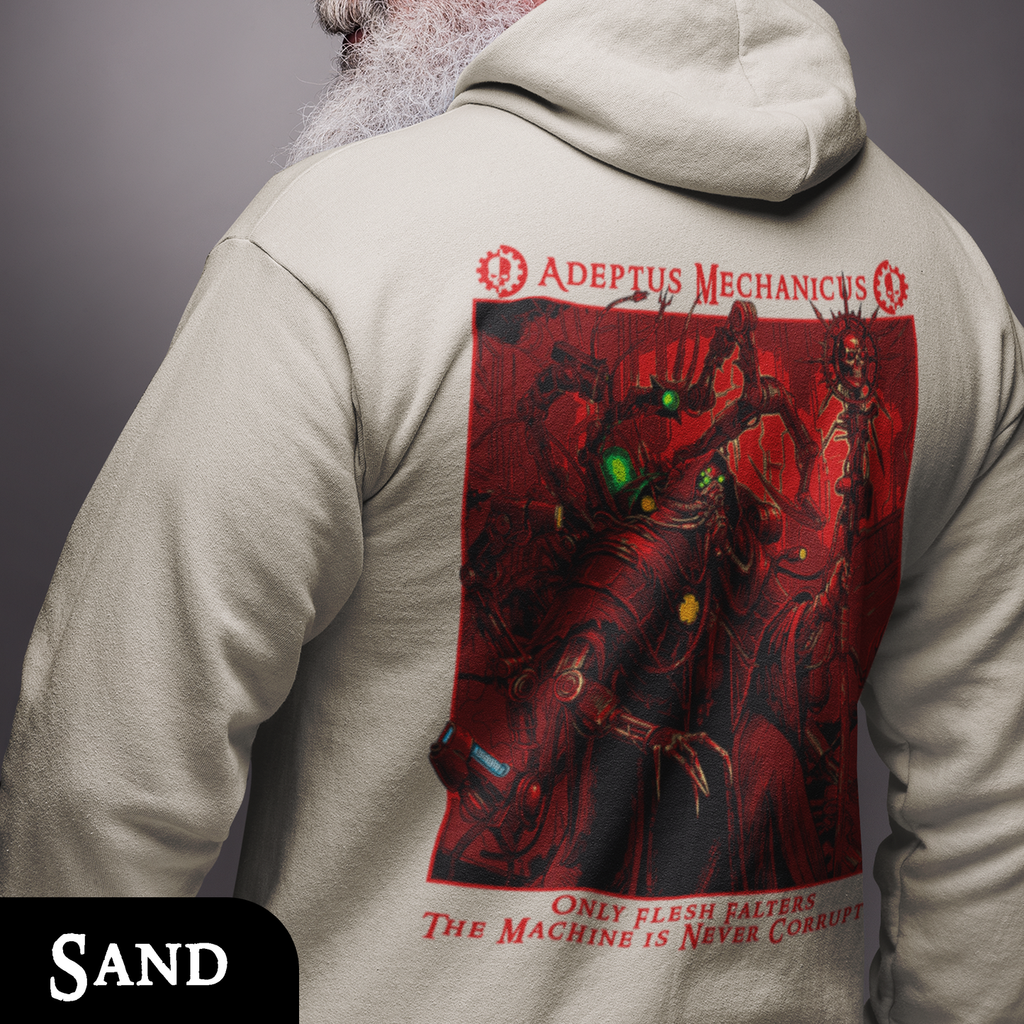 Adeptus Mechanicus - Only Flesh Falters | Hoodie