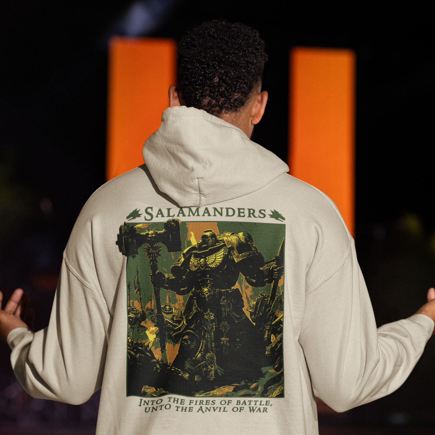 "Into The Fires Of Battle" Hoodie