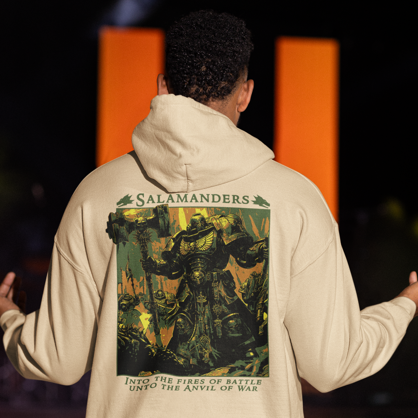"Into The Fires Of Battle" Hoodie